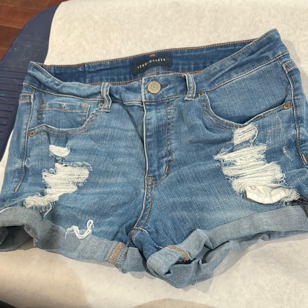 Aeropostale Blue Denim Shorts
